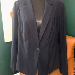 Leave Bryant 16 Professional Soft Twill Stretch Blazer NWT BLUE
